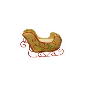 Santa Sleigh Candle
